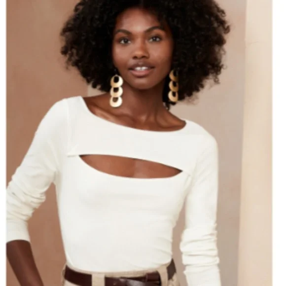 Banana Republic Boatneck Top - Picture 1 of 4